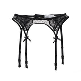 Women Lace Wedding Lingerie Slim Garters Underwear Female Sexy Garter Belt For Stocking Metal Clips Wedding Harness Liguero