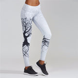Beautiful Designer Leggings with Pepper Tree pattern