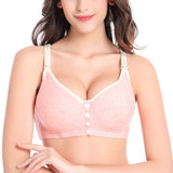 Maternity Nursing Bras Front Buckle Wire Free Women Breastfeeding Pregnant Bra Soft Cotton Underwear LM93