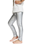 Kid leggins gold silver child leggings    kid leather pants girl legging baby pants kid  leggings girl pants child legging