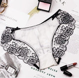 Women's Sexy Lace Panties Seamless Breathable Rose Underwear