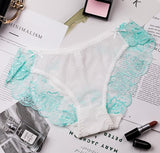 Women's Sexy Lace Panties Seamless Breathable Rose Underwear