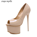women's heels wedding shoes red beige pumps womens heels Platform pumps peep toe high heels platform shoes sexy heels  YMA397