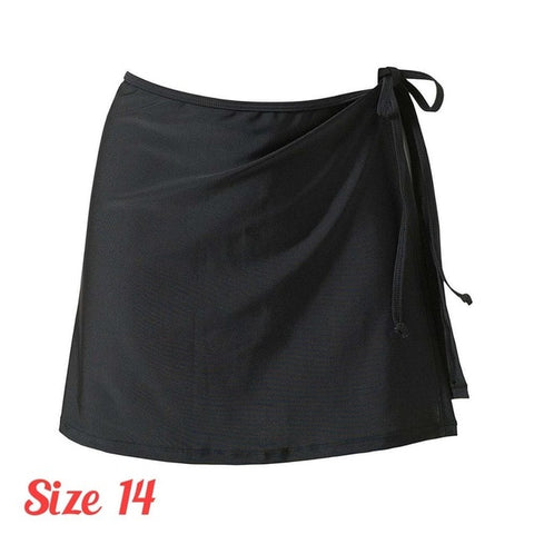 Ladies Mix Match Solid Color Swim Beachwear Skirt Wrap Sexy Bikini Cover Soft Black/White Strap Cover drop Shipping