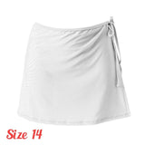 Ladies Mix Match Solid Color Swim Beachwear Skirt Wrap Sexy Bikini Cover Soft Black/White Strap Cover drop Shipping