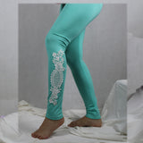 Babbytoro XS- 7XL leggings Women cotton lace decoration leggings 2019 leggins plus size long leggings plus size leg pants