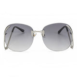 Rimless Frame Gradient Lens Curved Legs Glasses UV 400 Lens xx119