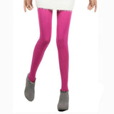 women leggings Candy Color Opaque Leggings Elasticity Leggings Winter Leg Warmers #15