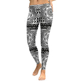 Gradient Mandala Flower Leggings 3D Printed Fitness Leggings Women Slim Leggings Elastic Causal Legging leggins mujer